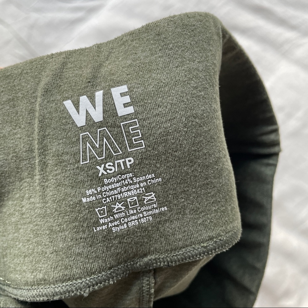WE OVER ME Synergy Leggings Green Olive Pink XS - Picture 10 of 10